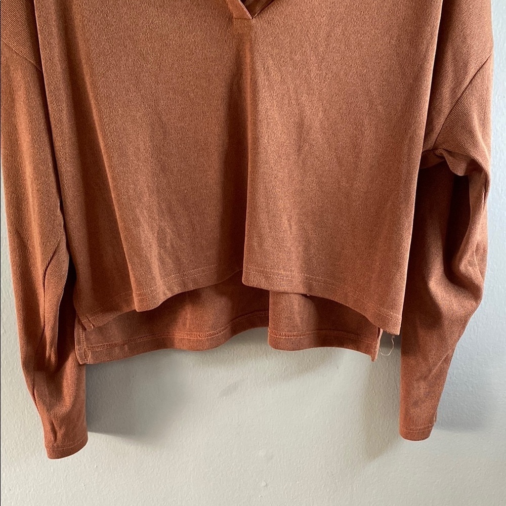 Fashion Nova Copper Long Sleeve Top - Picture 2 of 15